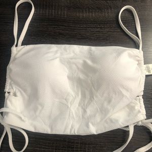 Long line Bandeau style swimsuit top. Size large